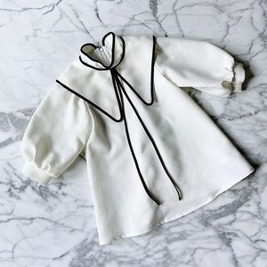 Aisabobo Ivory and Black Dress 3T